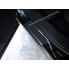 Накладки на пороги (carbon) Honda Civic VIII 4D (2006-2011) бренд – Alu-Frost (Польша) дополнительное фото – 3